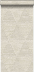 Origin tapet slitna metalltrianglar - beige - Hemmavid.se