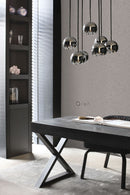 Origin tapet enfärgad - grått och brons - Hemmavid.se