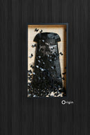 Origin tapet ränder - svart - Hemmavid.se