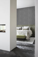 Origin tapet ränder - mullvadsgrått - Hemmavid.se