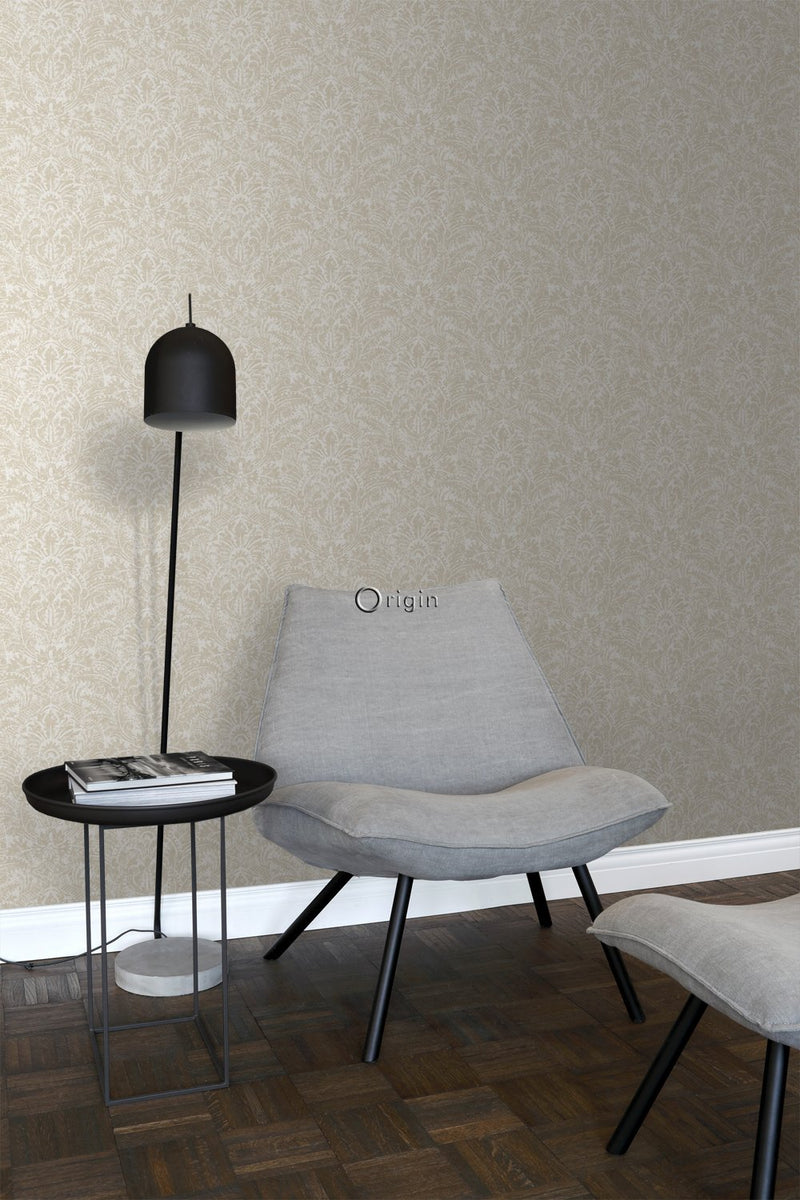 Origin tapet ornament - beige - Hemmavid.se