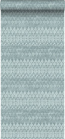 Origin tapet djurmönster - struktur isblått - Hemmavid.se