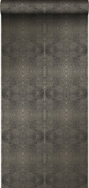 Origin tapet djurmönster svart och brons - Hemmavid.se