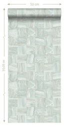 Origin tapet fyrkantig bitar av träskräp - greige - Hemmavid.se