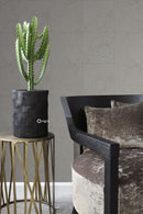 Origin tapet tvärsnitt trädstammar - mörkgrått - Hemmavid.se