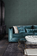 Origin tapet tvärsnitt trädstammar - smaragdgrönt - Hemmavid.se