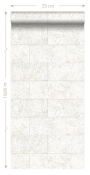 Origin tapet kalksten i halvstensmur - benfärgat - Hemmavid.se