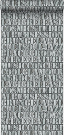 Origin tapet metalltryckta bokstäver - lagungrönt - Hemmavid.se