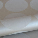 Origin tapet stora slitna rundlar - varm silver - Hemmavid.se