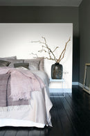 Origin tapet grafiska trianglar - glänsande vitt - Hemmavid.se