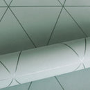 Origin tapet grafiska trianglar - grågrönt - Hemmavid.se