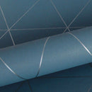 Origin tapet grafiska trianglar - blått - Hemmavid.se