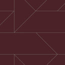 Origin tapet grafiska linjer -  rött - Hemmavid.se