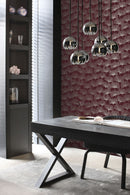 Origin tapet gingkoblad -  rött och guld - Hemmavid.se