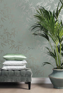 Origin tapet bambublad -  grönt - Hemmavid.se