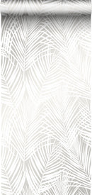 Origin tapet palmblad -  vitt - Hemmavid.se