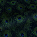 Origin tapet påfågelfjädrar - mörkblått - Hemmavid.se