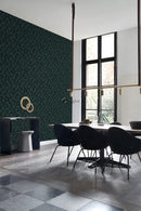 Origin tapet påfågelfjädrar - mörkblått - Hemmavid.se