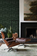 Origin tapet djurmönster struktur - mörkgrönt - Hemmavid.se