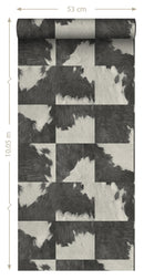 Origin tapet kohud look - svart och vitt - Hemmavid.se