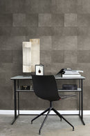 Origin tapet XXL kakelmotiv med läder look - grå - Hemmavid.se