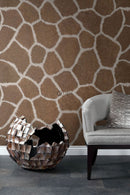 Origin fototapet giraff mönster - brunt - Hemmavid.se