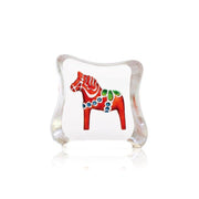 Målerås Glasbruk Dalahäst, Nordic Icons, röd, traditionell mini – handgjort svenskt konstglas