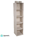 Bigso Hanging closet organizer beige - Hemmavid