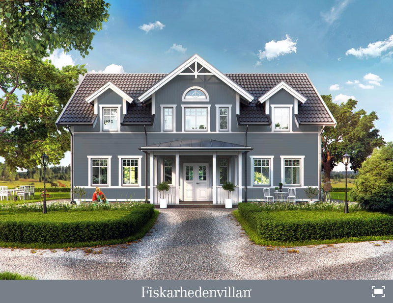 Dunkelgrå Träfasadfärg Jotun 4638