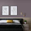 Mörk Aubergine Väggfärg Jotun 3207